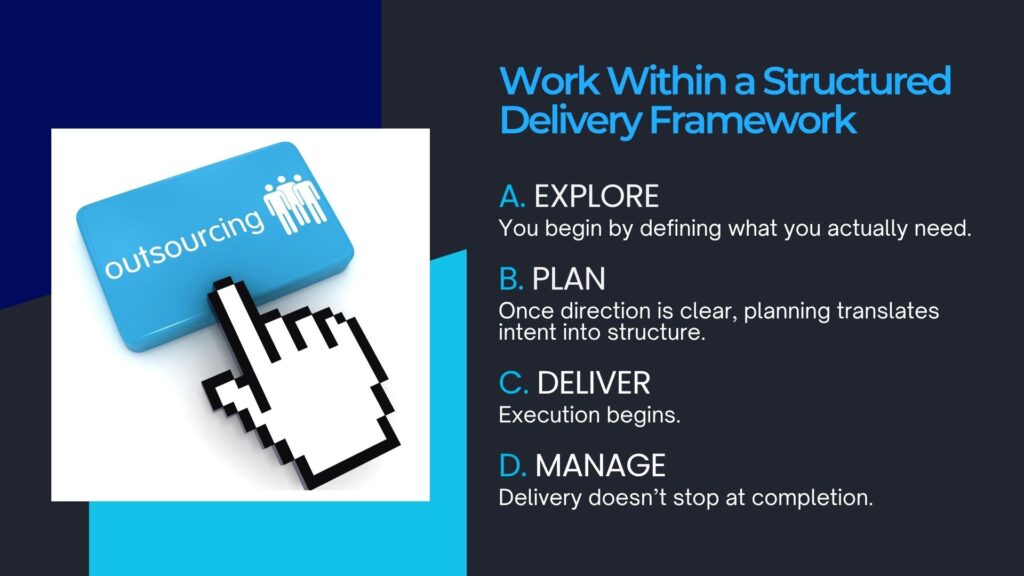 Successful Outsourcing Examples: Work Within a Structured Delivery Framework