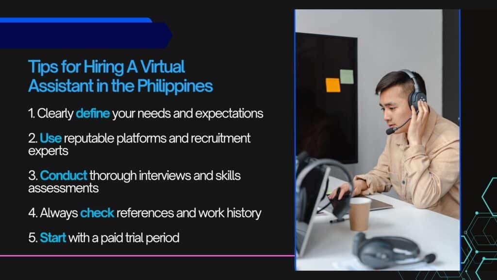 tips to hire a virtual assistant in the philippines