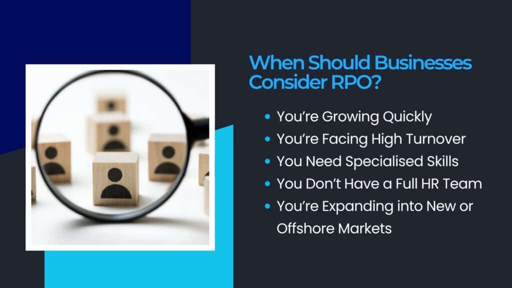when businesses consider recruitment process outsourcing