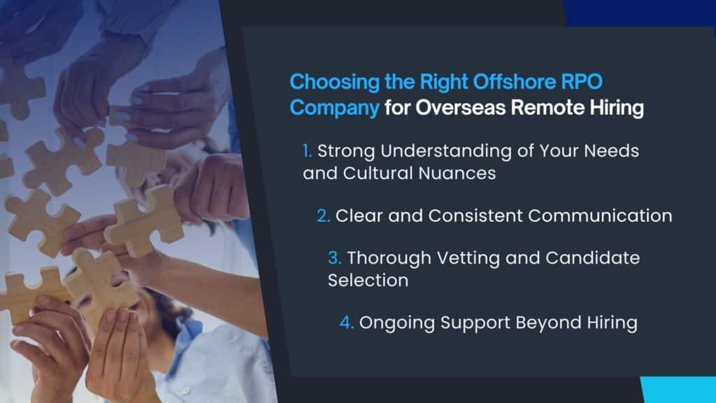 Choosing the Right Offshore RPO Company for Overseas Remote Hiring