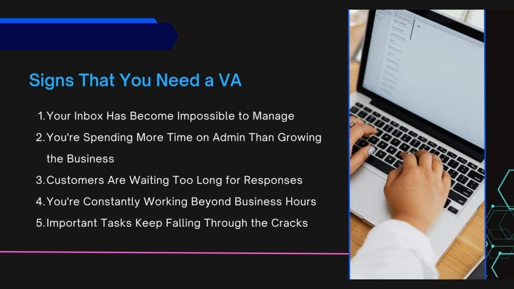 Signs that you need to hire a va for email management